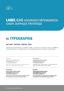 LABEL GAD ASSURANCE DEPENDANCE